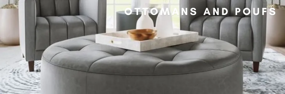 Ottomans + Poufs