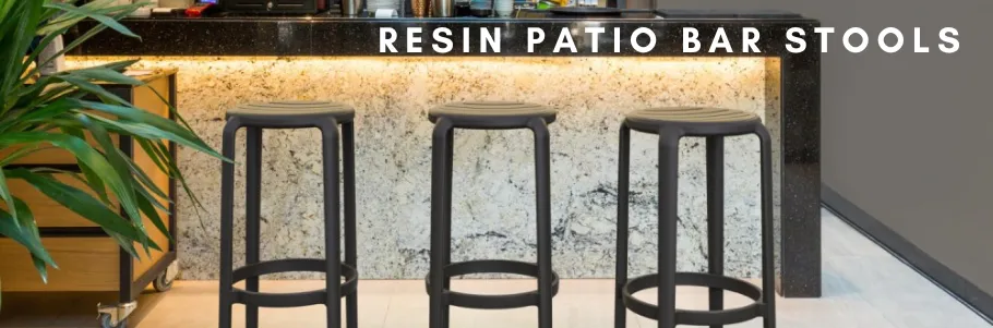 Resin Patio Bar Stools