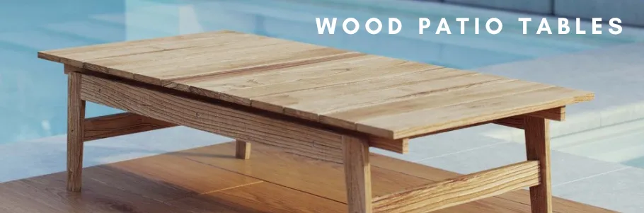 Wood Patio Tables