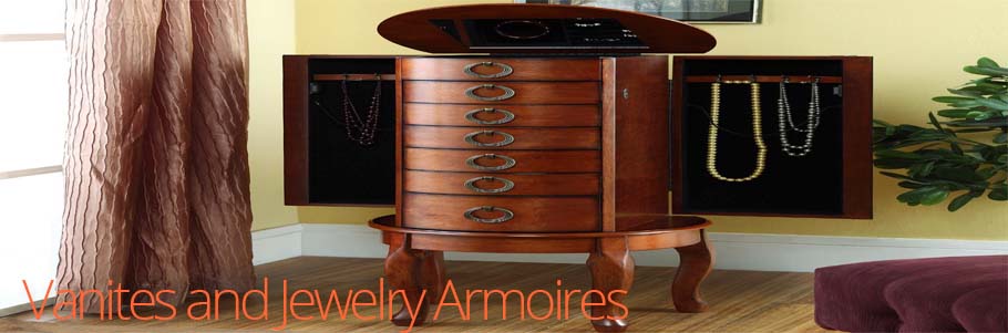 Vanities + Jewelry Armoires