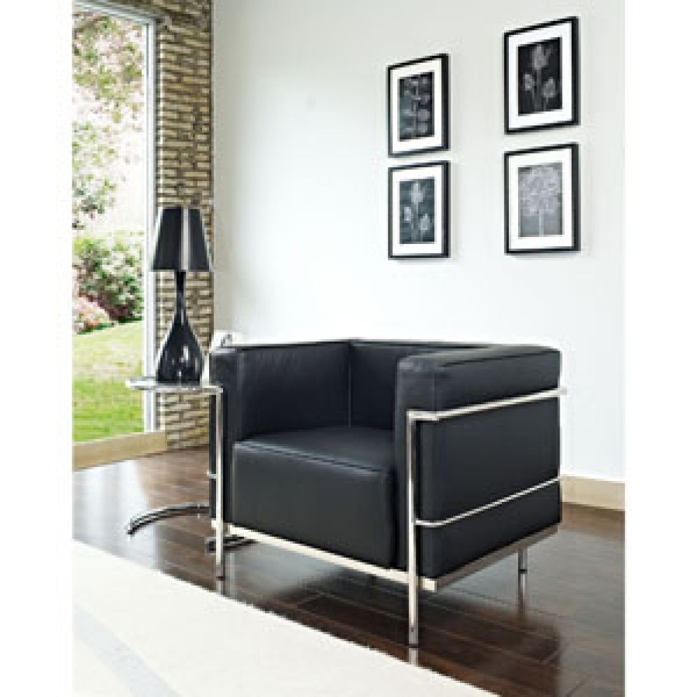 Modway bonafide LC4 Leather Chaise with