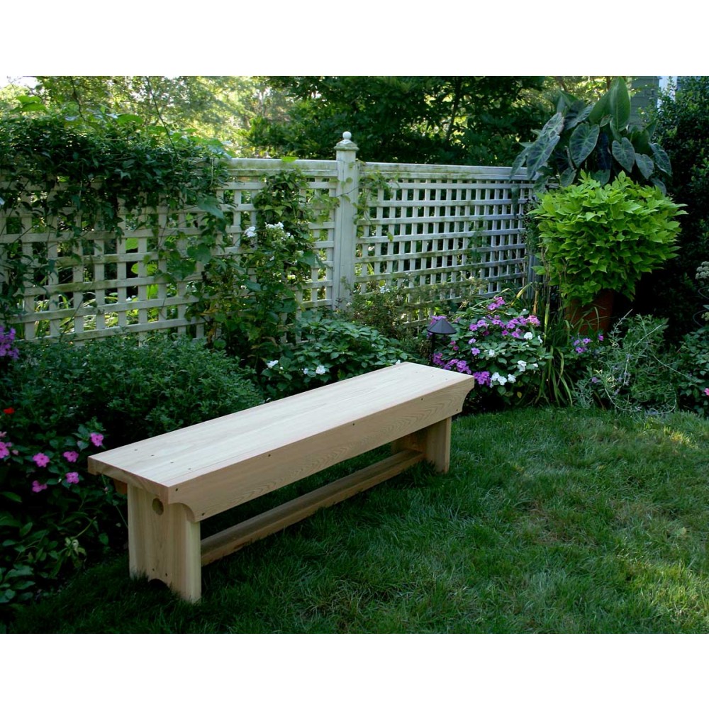 Creekvine Designs 5' Cedar 1805 Traditional Heavy Duty Bench | Home ...