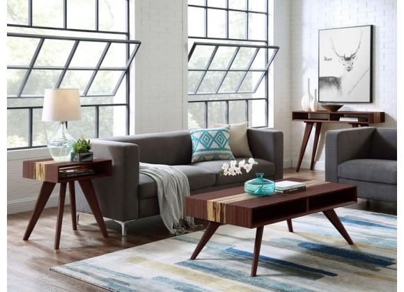 Greenington Azara Tiger Console Table, Sable - Lifestyle