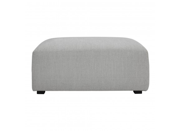 Moe's Home Collection Romy Ottoman Cream - Front Angle