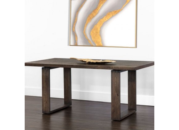 Sunpan Thanus Dining Table 72 '' Brown Oak - Lifestyle