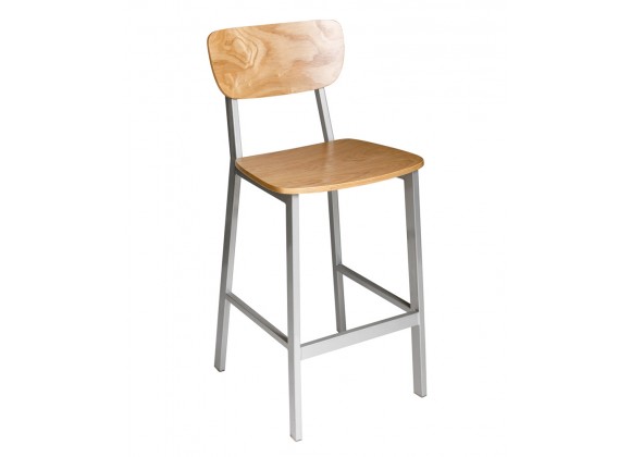 Hamilton Barstool With Steel Wire Frame - Sand Black Finish