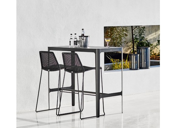 Cane-Line Breeze Bar Chair Stackable - Back View