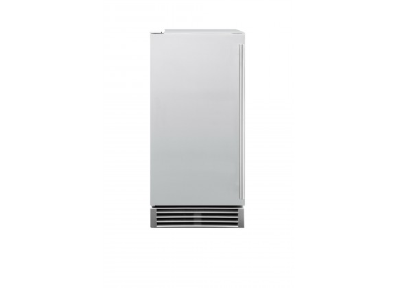 TruFlame 15" UL Outdoor Rated Ice Maker With Stainless Door - 50 lb. Capacity - Front