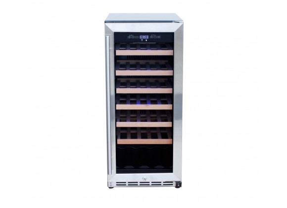TrueFlame 15" Outdoor Rated Wine Cooler - Front and Closed