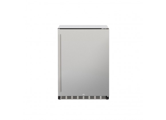 TrueFlame 5.3 Cu. Deluxe Outdoor Rated Fridge - Front and Closed