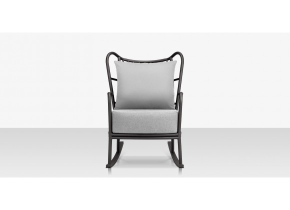 Source Furniture Elephant Rocking Chair Gray Front