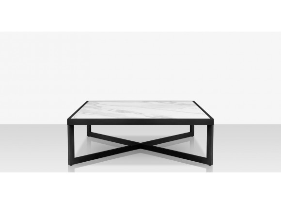 Source Furniture Iconic Aluminum 50'' Wide Square Coffee Table