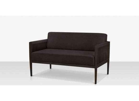 Source Furniture Skye Loveseat Black