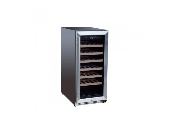 Summerset Grills 15 Outdoor Rated Wine Cooler - Angled 