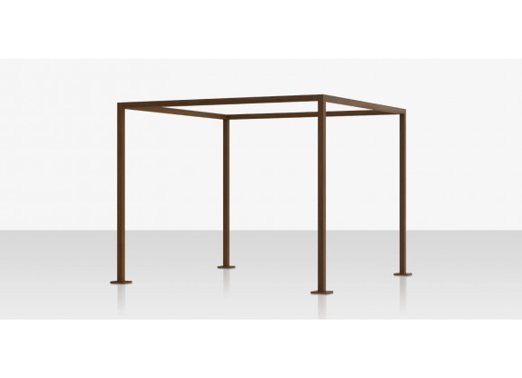 Source Outdoor Furniture Breeze Cabana Frame - 15' - Wood Grain Frame