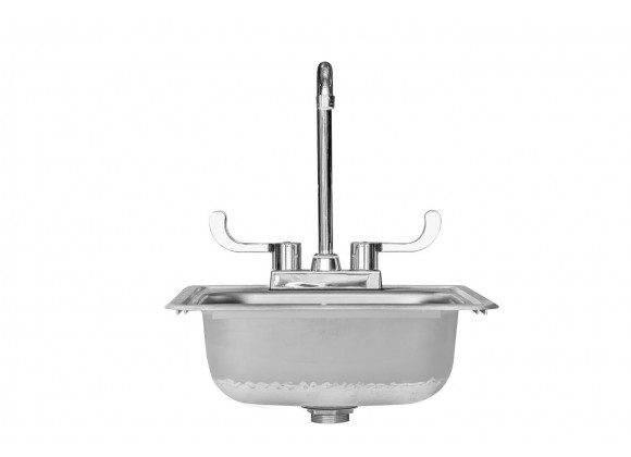 TrueFlame 15"x 15" Drop-in Sink - Front