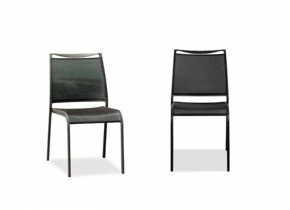 Whiteline Modern Living Aloha Indoor / Outdoor Dining Armchair - Set of 4