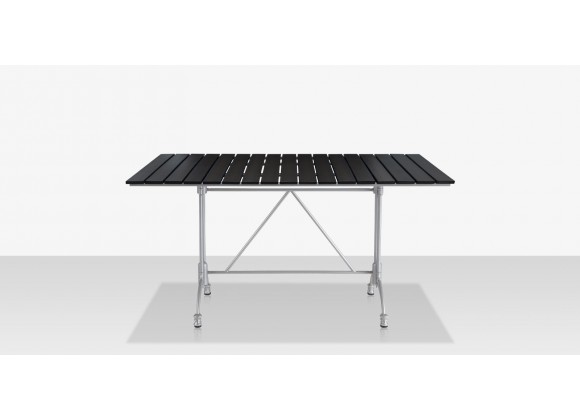 Source Furniture Vienna Rectangular Top Black Durawood