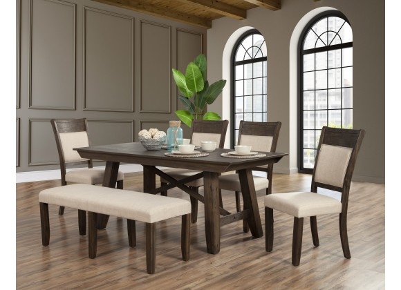 Alpine Furniture Brayden Dining Bench - Lifestyle