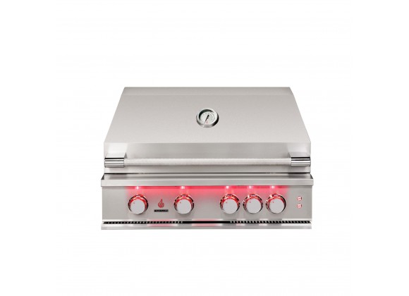 TrueFlame 32" 4 Burner Gas Grill - Front and Closed