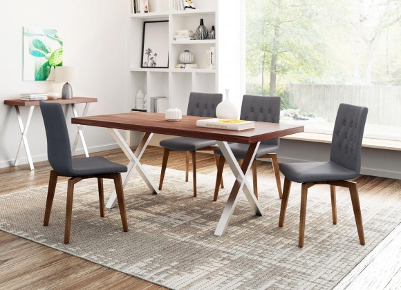 Zuo Modern Orebro Dining Chair in Graphite - Lifestyle