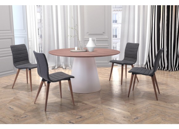Zuo Modern Jericho Dining Chair in Gray - Lifestyle
