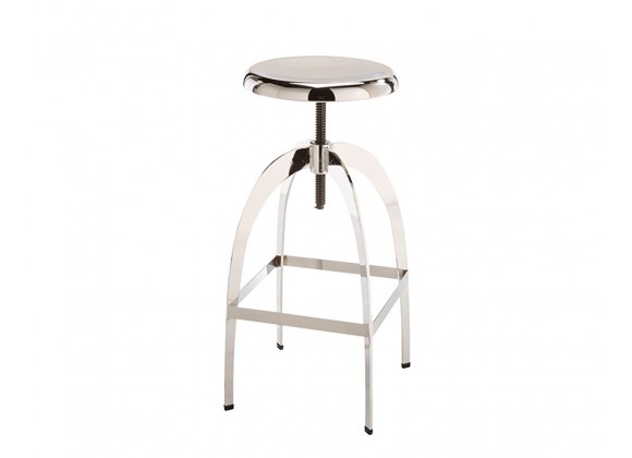 Colby Adjustable Stool - Chrome