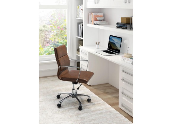 Zuo Modern Ithaca Office Chair Vintage Brown - Lifestyle