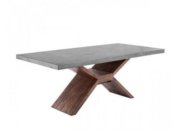 Sunpan Vixen Dining Table - 79" - Angled