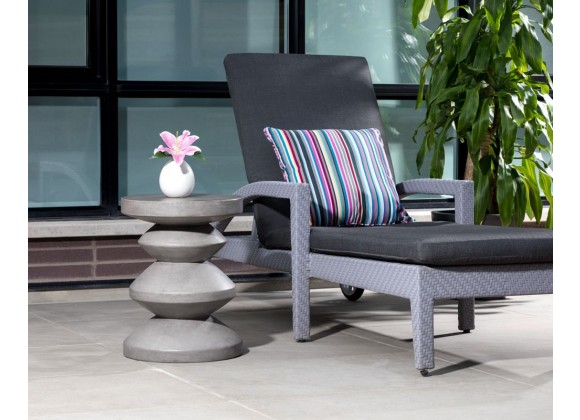 Sunpan Athen End Table - Anthracite Grey - Lifestyle