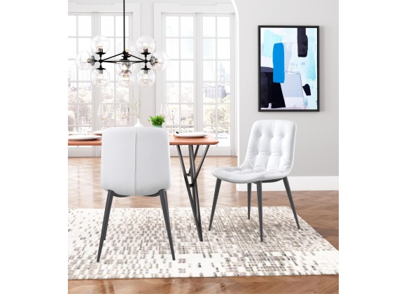 Zuo Modern Tangiers Dining Chair in White - Lifestyle