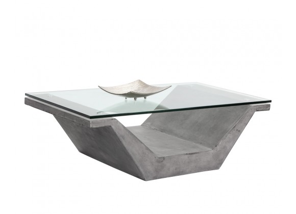 Sunpan Jasper Coffee Table - With Decor