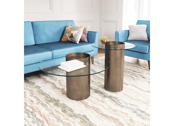 Zuo Modern Emi Coffee Table Antique Bronze - Lifestyle 4