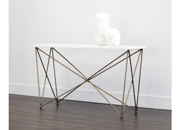 Sunpan Skyy Console Table - Lifestyle