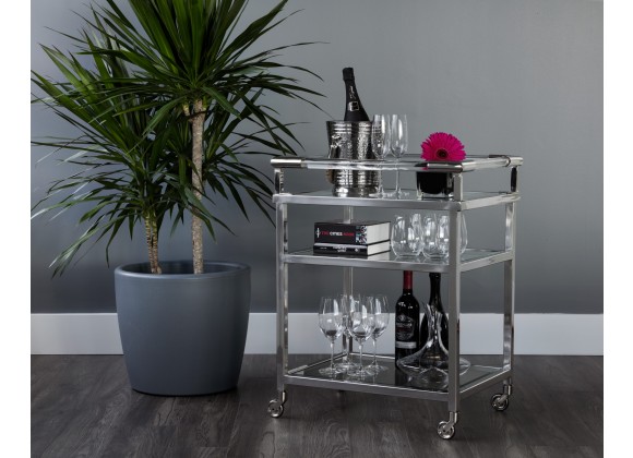 Sunpan Margo Bar Cart - Lifestyle
