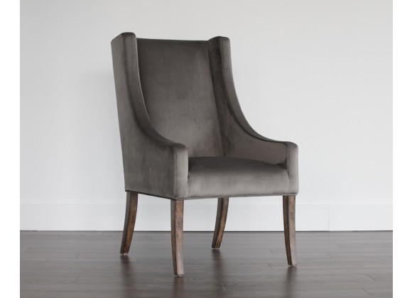 Sunpan Aiden Dining Armchair in Piccolo Pebble - Lifestyle