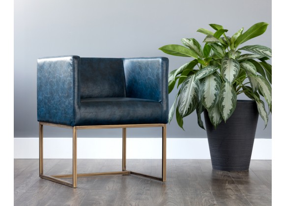 Kwan Lounge Chair - Vintage Blue - Lifestyle