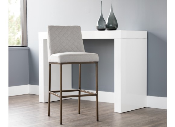 Leighland Barstool - Light Grey - Lifestyle