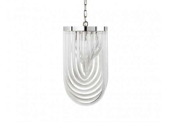 SUNPAN Kepler Chandelier - Small - Clear, Frontview 