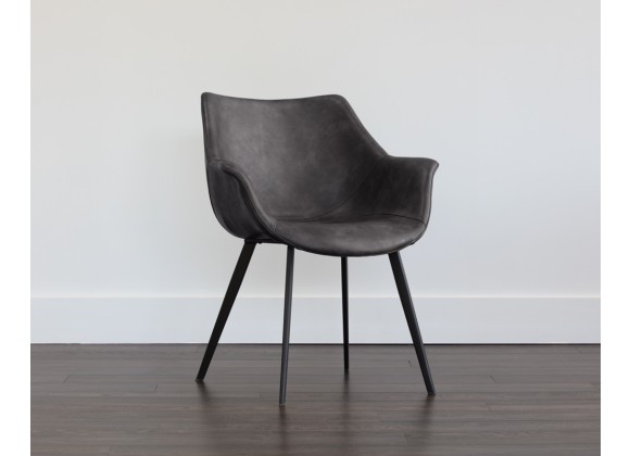 Mason Dining Armchair - Town Grey - Lifestyle