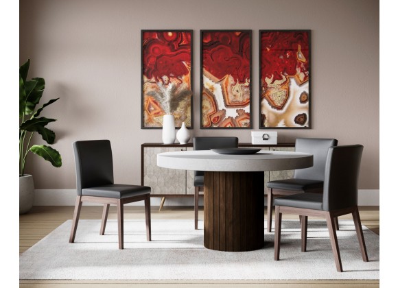 Sunpan Branson Dining Chair in Dark Grey - Lifestyle