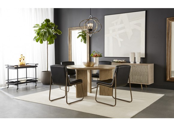 Sunpan Anton Dining Chair - Vintage Black Set