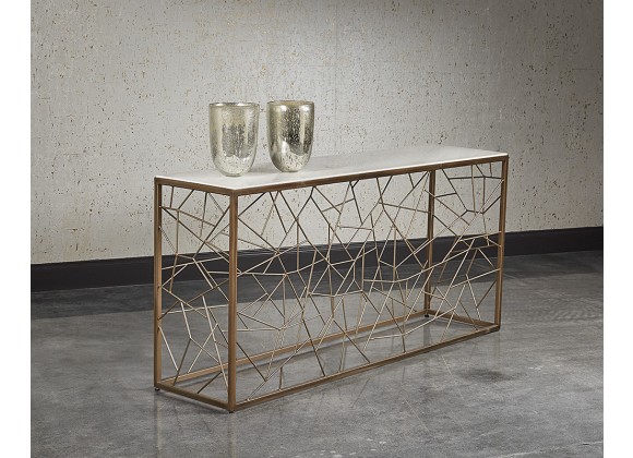 Sunpan Vero Console Table - Lifestyle