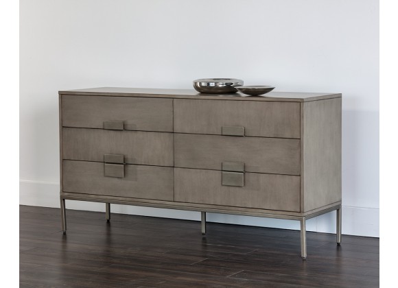 Jade Dresser - Antique Silver - Ash Grey - Lifestyle
