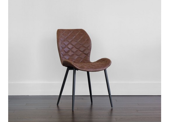 SUNPAN Lyla Dining Chair - Black - Antique Brown, Antique Grey, Lifestyle