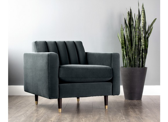 Yosi Armchair - Smokescreen - Lifestyle