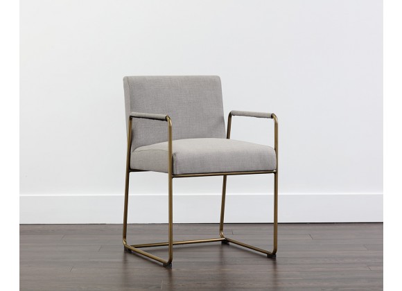 Balford Dining Armchair - Arena Cement - Lifestyle