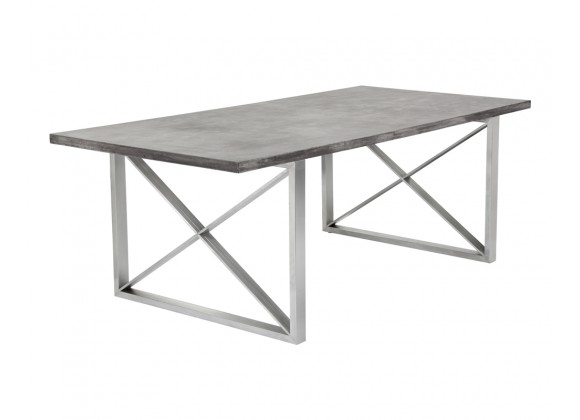 Sunpan Catalan Dining Table - 82.5" - Angled View