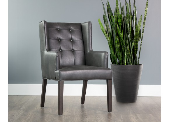  Sunpan Clarkson Dining Armchair - Bravo Portabella - Lifestyle 2