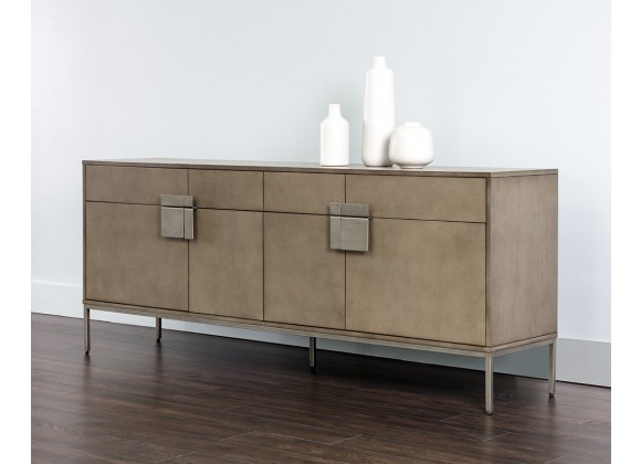 Jade Sideboard - Antique Silver - Ash Grey - Lifestyle